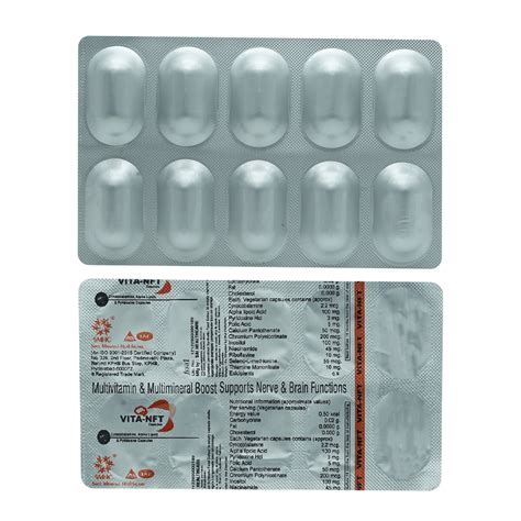 Vita-Nft Veg Capsule 10's Price, Uses, Side Effects, Composition ...