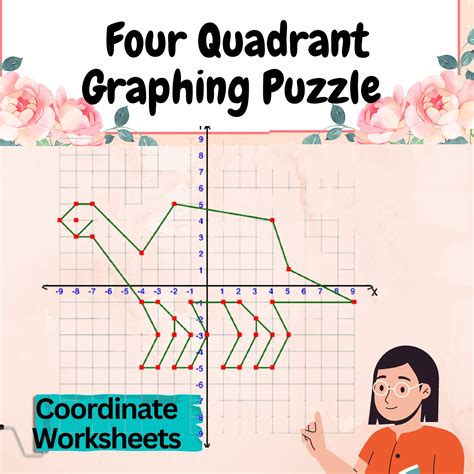 Four Quadrant Graphing Puzzle - Coordinate Worksheets | Made By Teachers
