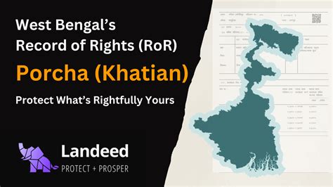 Understanding West Bengal Certified RoR or Porcha (Khatian) | Landeed