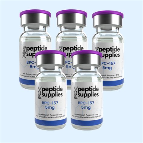 BPC 157 Bundle 5mg X 5mg - Peptide Supplies