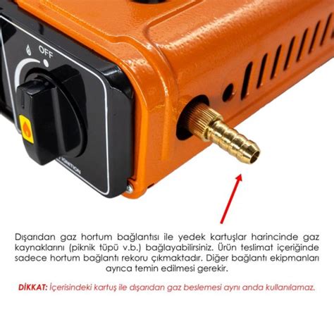 ROX Camping Portatif Kamp Ocağı Turuncu (153CAMP0189) - fiyat, nalburdavar