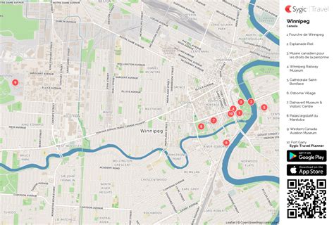 Winnipeg: Carte touristique imprimable | Tripomatic