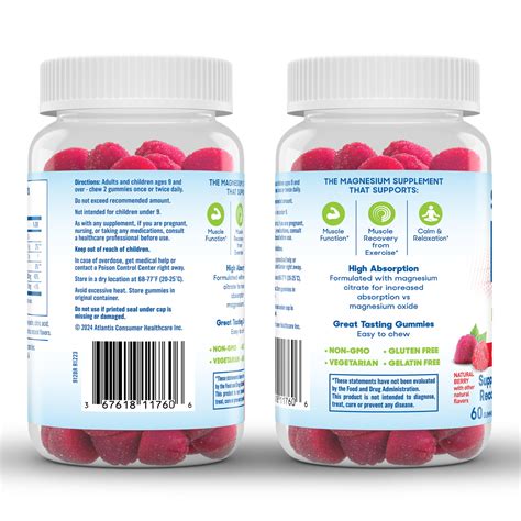 Mua Slow-Mag Mg Muscle Health + Recovery Gummies, Magnesium Citrate in ...