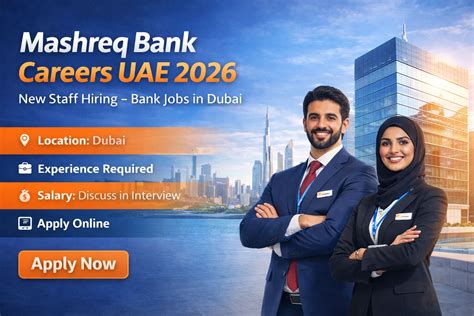 Mashreq Bank Careers UAE 2026 – Fresh Hiring for Bank Jobs in Dubai