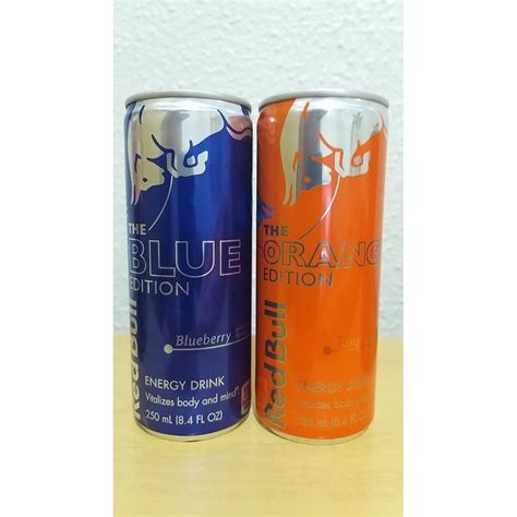 Kit Raro Red Bull Orange + Blue Edition | Shopee Brasil