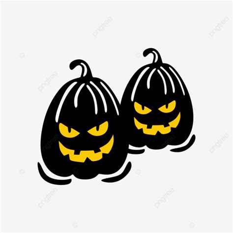 Black Pumpkins Vector Hd PNG Images, Pumpkin Black Transparant ...