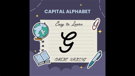 How to Write Cursive Capital G: Easiest Way to Follow - YouTube