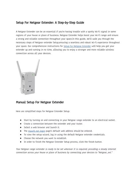 Image result for Setting Up Netgear Extender