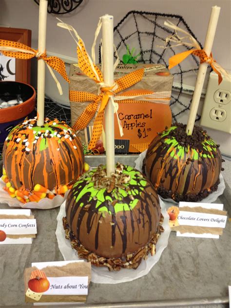 Caramel Apple Pumpkins for Pumpkin Decorating Contest
