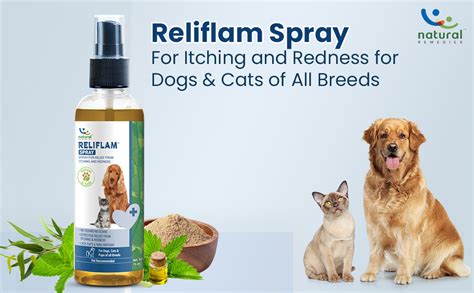 Natural Remedies Reliflam Itch & Redness Relief Spray for Dogs, Cats ...