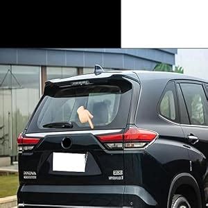 CARMART CNLEAGUE Rear Spoiler Chrome Garnish Trim Upper Compatible for ...