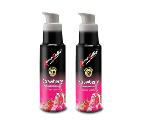 Buy KAMA SUTRA Strawberry Personal Lubricant 50Ml (Pack 2) Online at ...