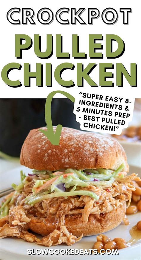 Southern-Style Pulled Chicken Crock Pot Recipe - BBQ taste made easy!
