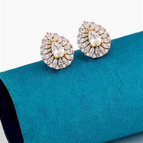 CZ Gems Stud Earrings – VOYLLA