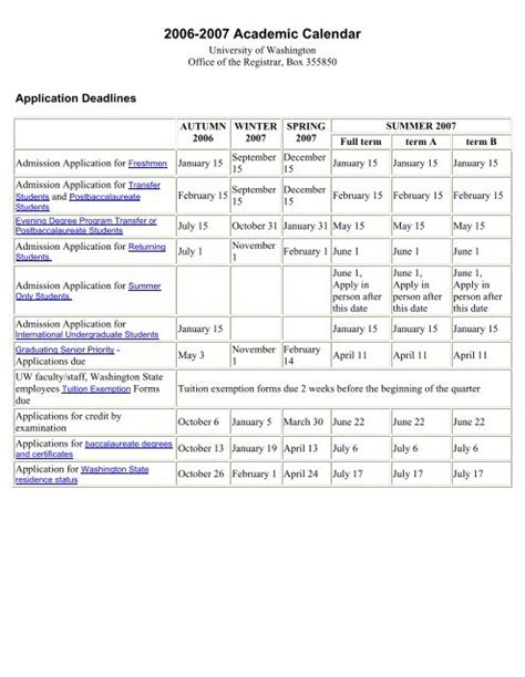 Academic Calendar, 2007/2008 (REVISED), 59% OFF