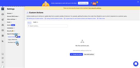 Image result for Setup a Test Workspace for Intercom