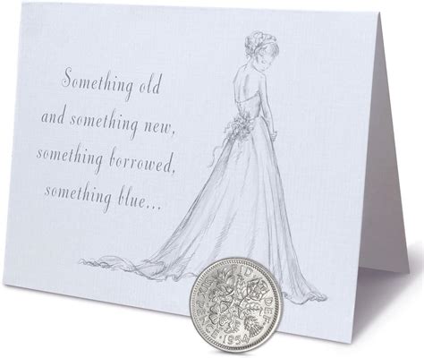 Amazon.com: COOLUXU Sixpence Coin for Bride Shoe and Wedding Card ...