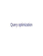 Query Optimization Tutorial 的图像结果