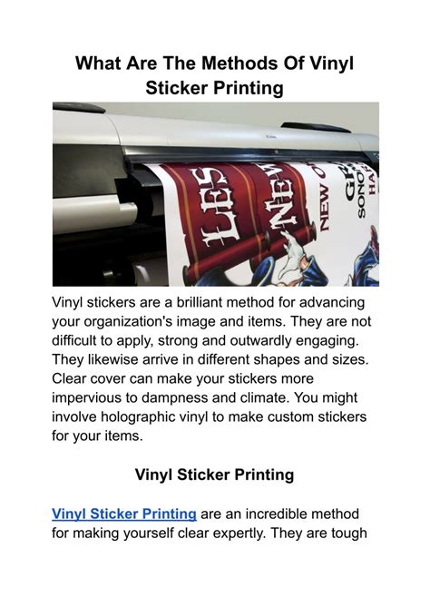 Image result for Vinyl Sticker Process