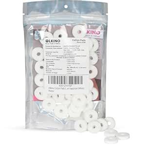 Olkino Cotton Pads (Pack of 50) for Nano-Cure OBS-100 Facial Steamer ...