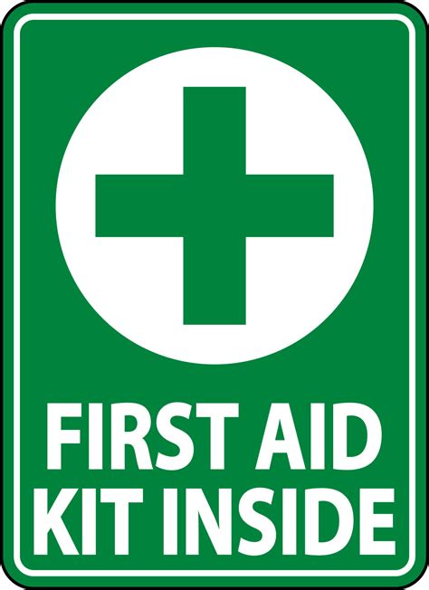 Image result for First Aid Kit Sign