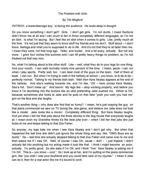 Short Funny Monologues 30 Seconds at Betty Fleming blog