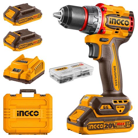 Buy Ingco Cordless Compact Drill Driver 20 V CDLI20668 Online at ...