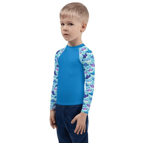 Rash Guard HODOSPORTS Boys Long Sleeve Swim Shirt - UPF 50+ Sun ...
