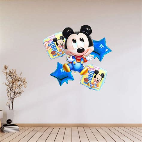 Mickey Mouse Foil Balloons Bunch – PartyDecor Mall
