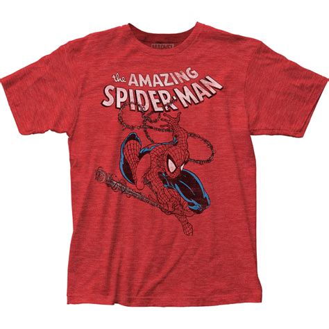The Amazing Spider-Man Swinging Men's T-Shirt | Mens tshirts, Spiderman ...