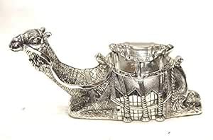 Buy Indian Arcade Metal Silver Sitting Camel (5X2.1X2.1In_Silver_Ia_212 ...