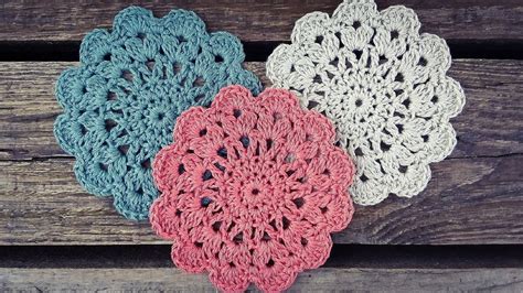 Crochet Coaster Tutorial 的图像结果