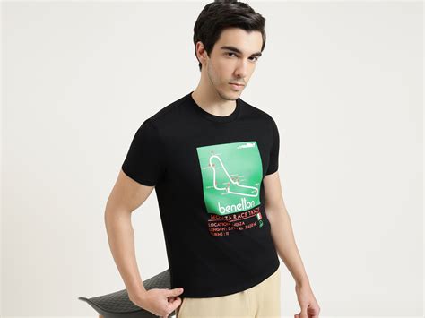 Regular Fit Round Neck Graphic Print Tshirt – United Colors of Benetton ...