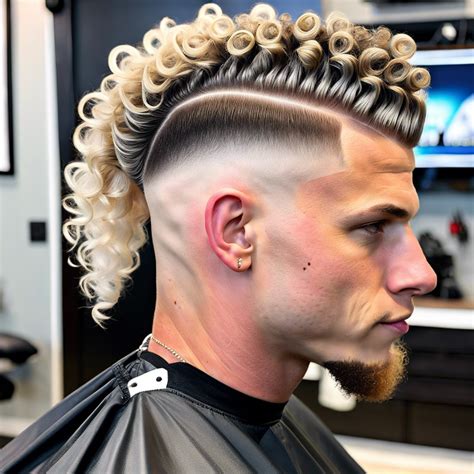 15 Curly Mullet Fade Ideas to Refresh Your Style – Burst of Style