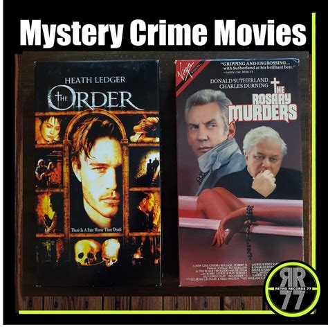 2 Mystery Crime Movies on VHS, the Order With Heath Ledger, Priest, the ...