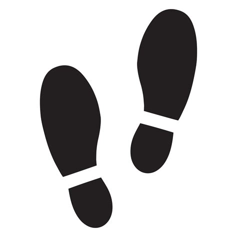 Human foot steps . Vector illustration 11306679 Vector Art at Vecteezy