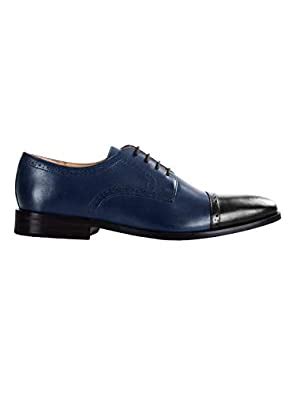 Buy RAPAWALK Men's Midnight Leather Halfbrogue Derbys - UK 7 at Amazon.in