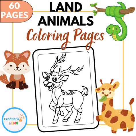 Land Animals Coloring Pages | Made By Teachers