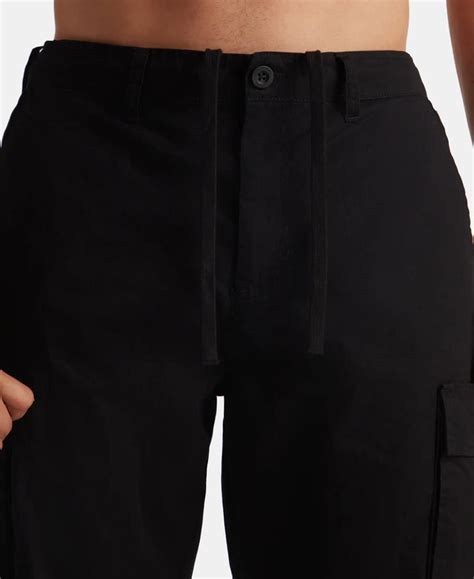 Buy Super Combed Cotton Woven Regular Fit Cargo Jogger with Seven ...