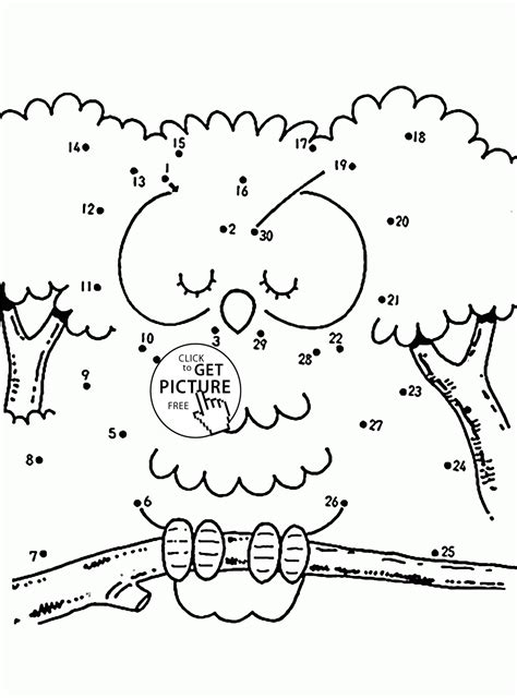 Connect Dots Coloring Pages