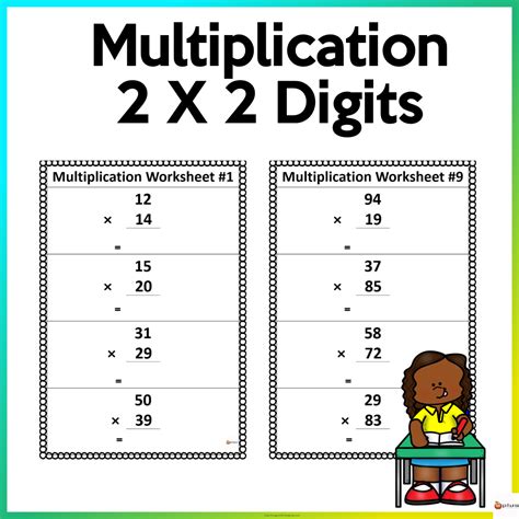 Image result for Two-Digit Multiplication Activity