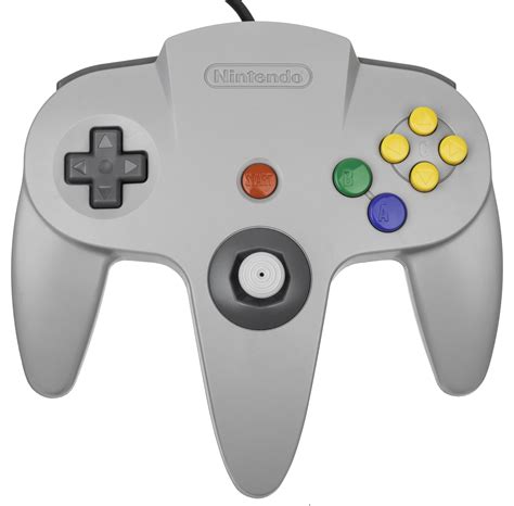 File:Nintendo-64-Controller-Gray-Flat.jpg - Wikimedia Commons