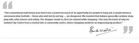 City Centre Malls :: About Us :: Chairman's Vision