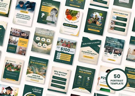Non Profit Social Media Templates | Charity & Fundraising Instagram ...