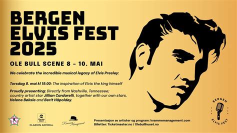 The inspiration of Elvis, Ole Bull Scene, Bergen, 8 May 2025 | AllEvents