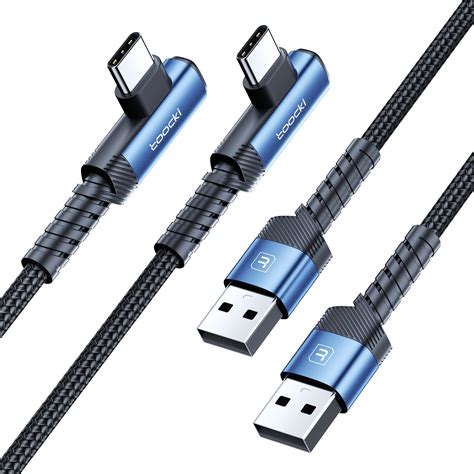 toocki 2M USB C Cable, 2 Pack USB A to USB C High Speed Charging Cords ...