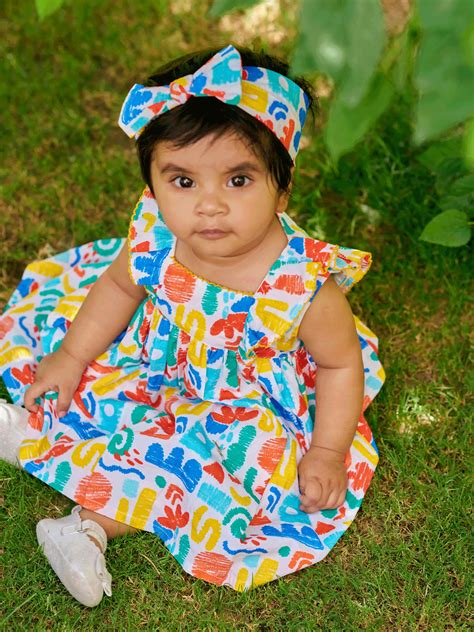 Somersault - Crayon Scribble Dress | Soft & Comfortable | Spring Summer ...