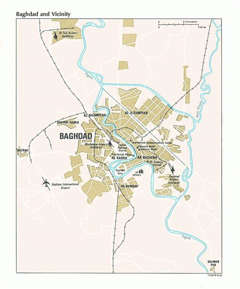 Baghdad Map, Baghdad, Iraq, Iraq Cities, Kirkuk Iraq | Longitude PR ...