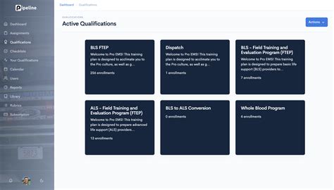 EMS Field Training Software | FTO Program Management | Pipeline