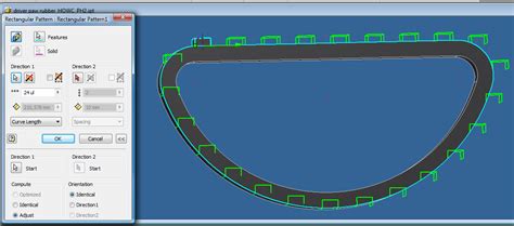 Image result for Pattern Part along Path Inventor